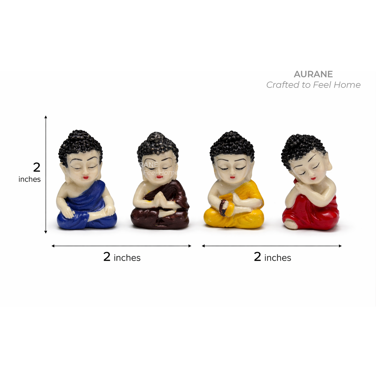 Cute Mini Buddha Set