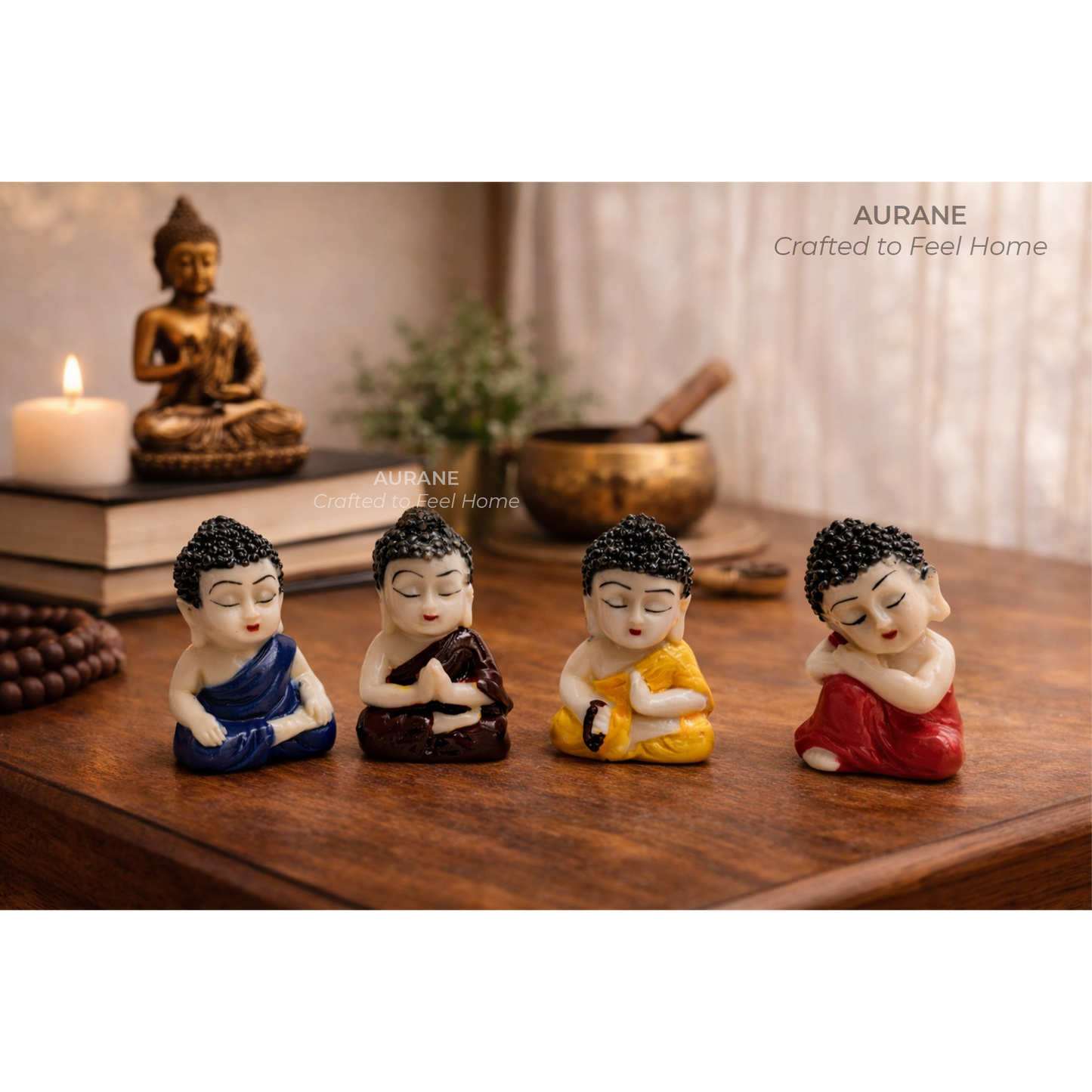 Cute Mini Buddha Set