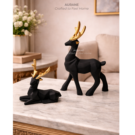 Modern Deer Pair Statement Decor