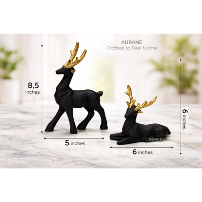 Modern Deer Pair Statement Decor