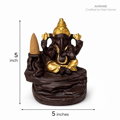 Aura Ganesha Smoke Waterfall Decor