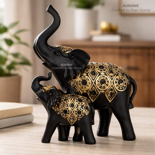 Elephant Family Table Decor for Vastu & Home