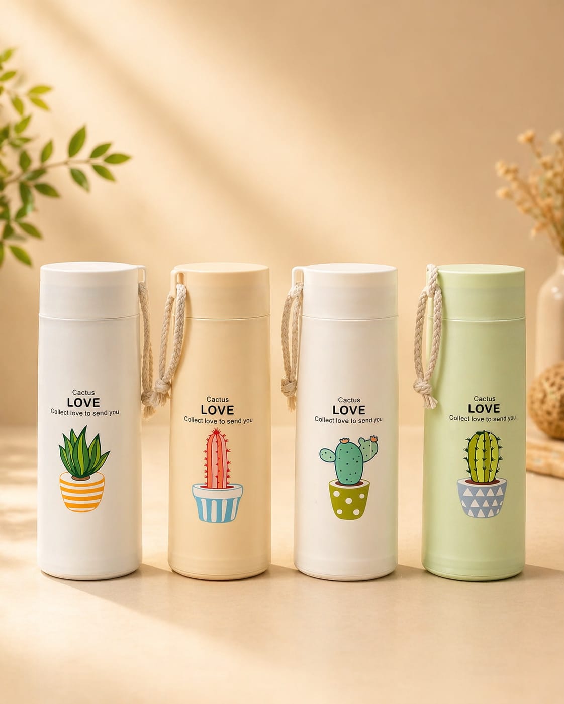 Cactus Love Insulated Flask Bottle premium return gift