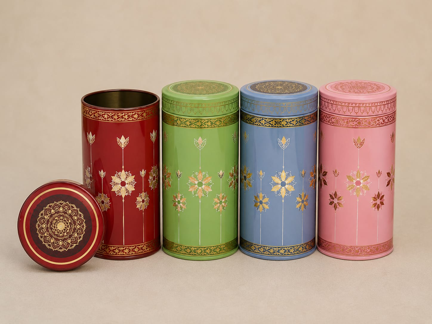 Airtight Printed Metal Tin Canister premium return gift